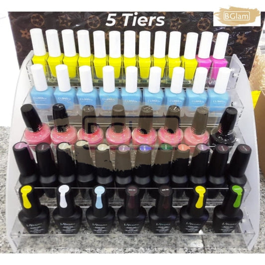 Nail Polish Display Stand 5 Tiers Beauty Accessories