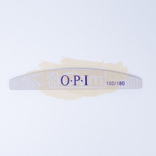 Opi Professional Grey Half-Moon Nail File 100/180 Files