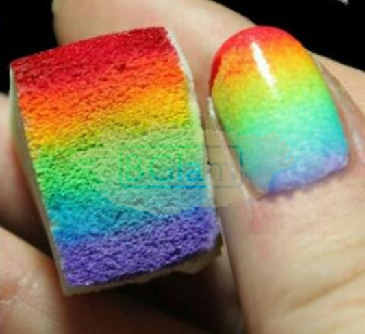 Cosmetic Wedges/Triangle Applicator Sponges For Nail Art & Makeup (8 Pieces Per Pack)