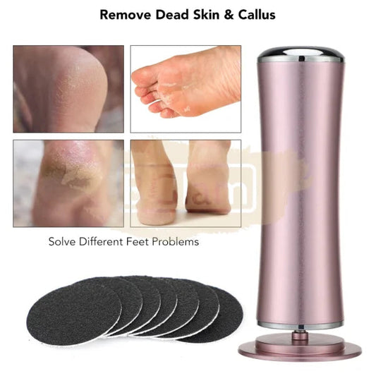 Electric Foot File Callus Remover 600 Rpm With 60 Sanding Paper Disc