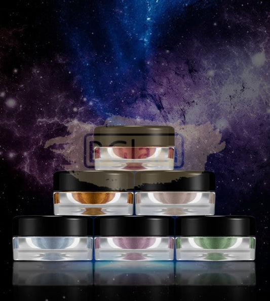 Nail Powder Mirror Effect Chrome With Applicator Available In 16 Colors