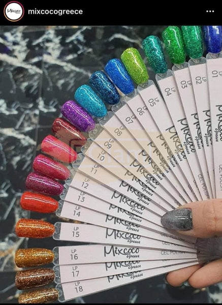 Mixcoco Soak-Off Gel Polish 15Ml - Shine Glitter Collection 286 (Lp 16) Nail
