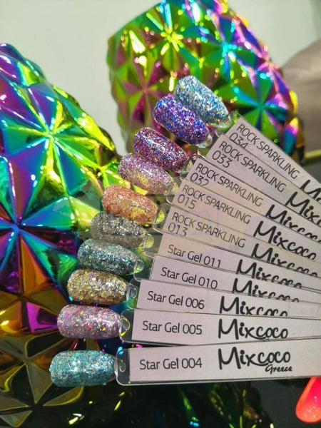 Mixcoco Soak-Off Gel Polish 15Ml - Shine Glitter Rock Sparkling Rs 33 Nail