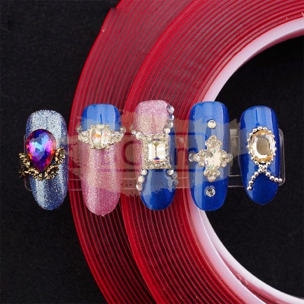 Double-Sided Clear Tape 1Cm Wide Nail Art Tool