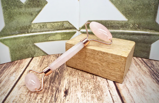 Facial Roller & Gua Sha Set | Anti-Aging Rose Face Care