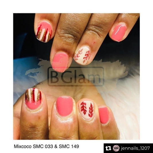 Mixcoco Soak-Off Gel Polish 15Ml - Red 011 (Smc 033) Nail