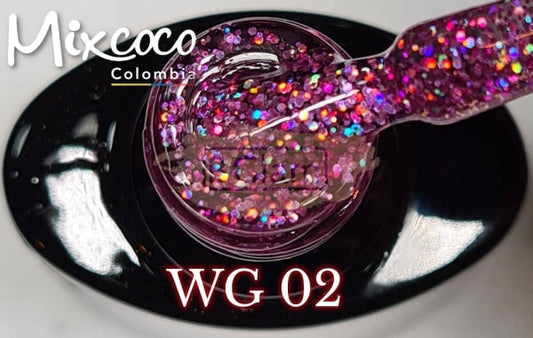 Mixcoco Soak-Off Gel Polish 15Ml - Shine Glitter Wg Nail