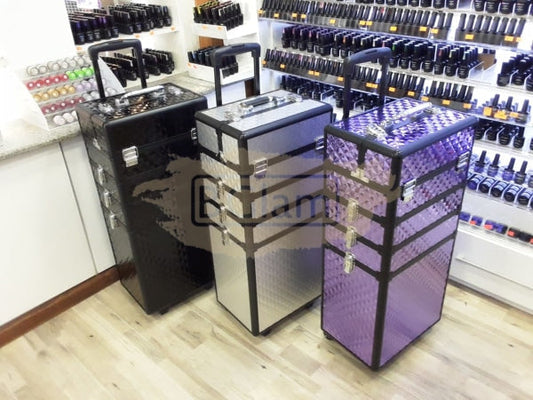 Professional Rolling Makeup Trolley Cosmetic Case