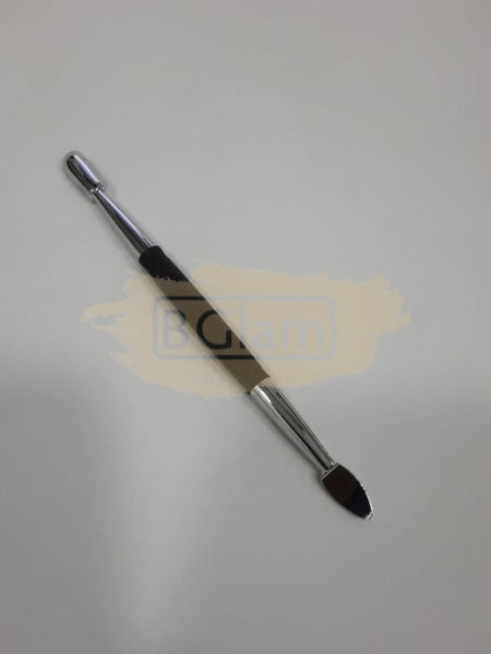 Nail Art Tool - Cuticle Pusher & Spoon Black Manicure Tools