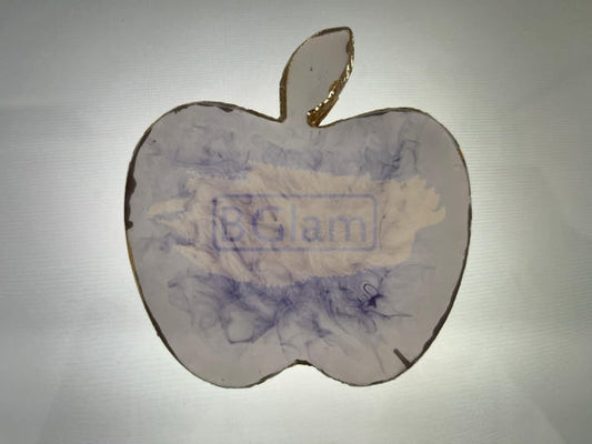 Apple Shape Resin Nail Art/Polish Mixing Palette Acrylic