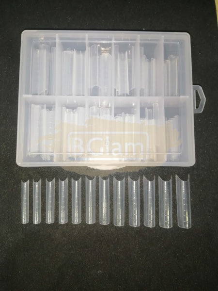 Polygel Dual Form Long Pipe C-Curve E55 (120 Pieces Per Box) Nail Art Tool