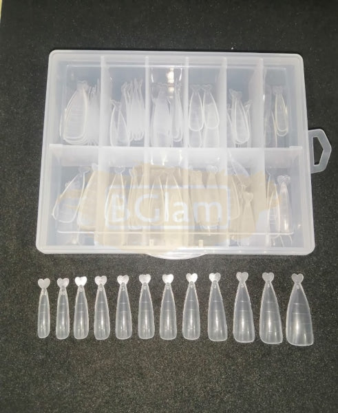 Polygel Dual Form Stiletto E67 (120 Pieces Per Box) Polygel Tips