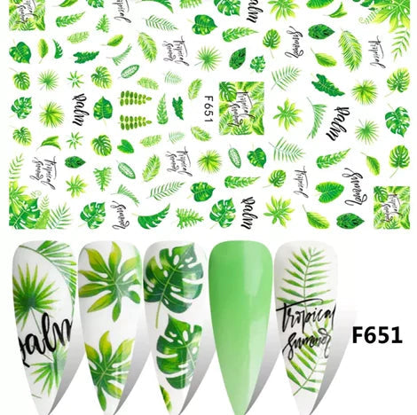 Nail Sticker F651 Stickers