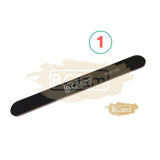 Bglam Black Nail File 100/180 1 Piece