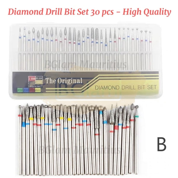 Diamond Drill Bit Set 30 Pcs - High Quality B