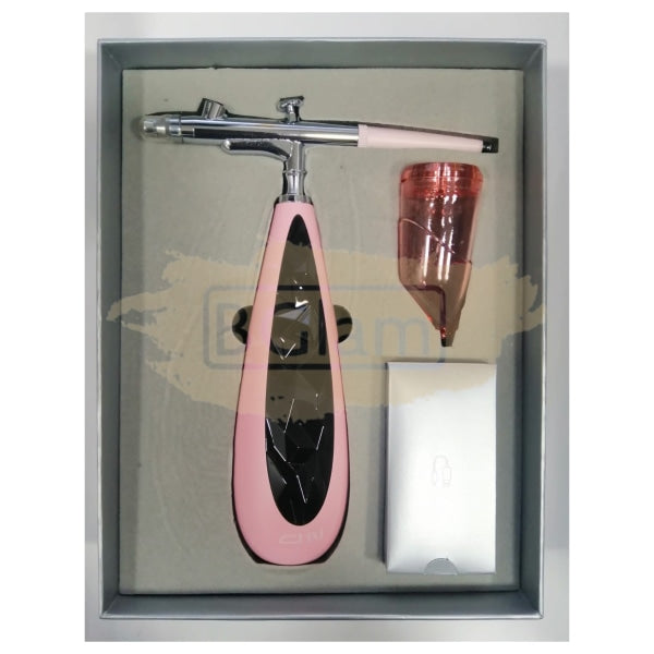 Chxi Multi-Purpose Rechargeable Handheld Single Action Airbrush Set For Makeup - Pink