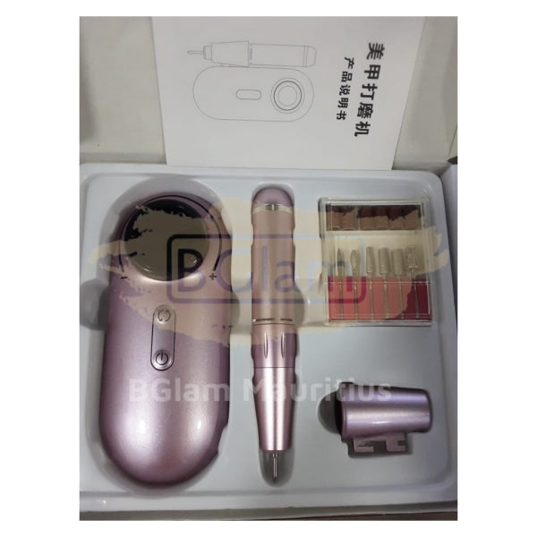 Portable Rechargeable Nail Drill Machine With Lcd Display 30 000 Rpm Green