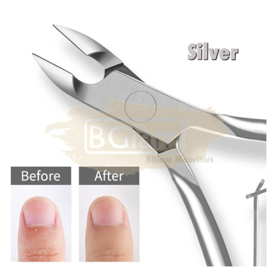 Stainless Steel Cuticle Nipper 1/2 Jaw Silver Beauty Accessories