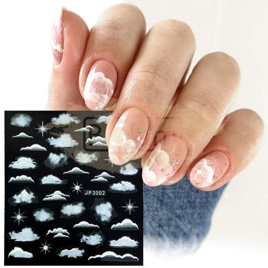5D Embossed Nail Art Stickers - Jp 3002