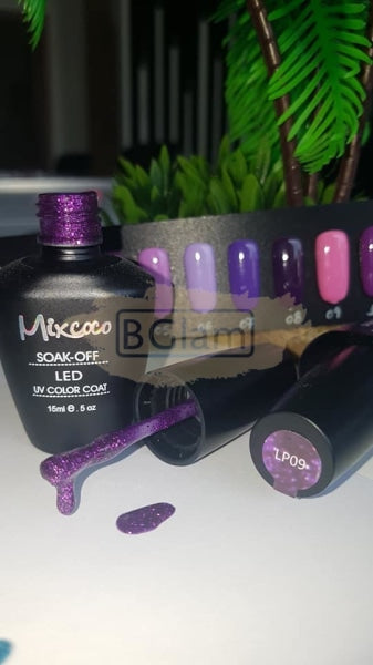 Mixcoco Soak-Off Gel Polish 15Ml - Shine Glitter Collection 280 (Lp 09) Nail