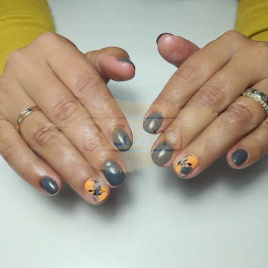 Mixcoco Soak-Off Gel Polish 15Ml - Cream Grey 205 (Nh 02) Nail