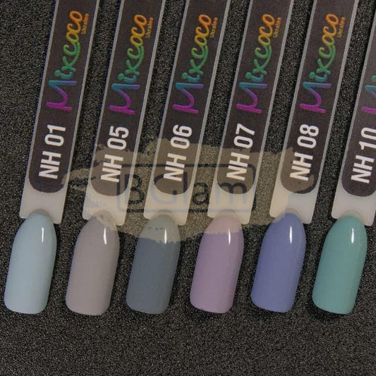 Mixcoco Soak-Off Gel Polish 15Ml - Cream Grey 208 (Nh 05) Nail