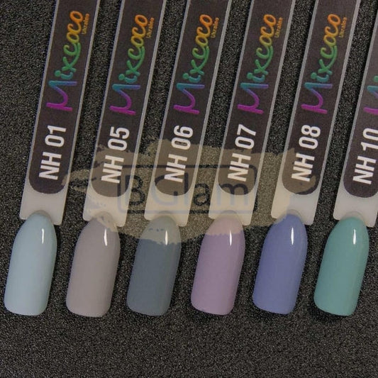 Mixcoco Soak-Off Gel Polish 15Ml - Cream Grey 210 (Nh 07) Nail