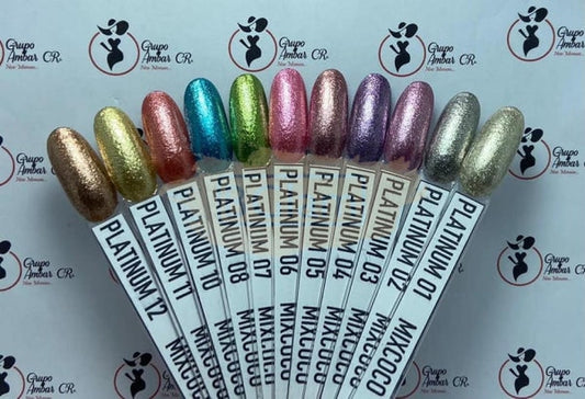 Mixcoco Soak-Off Gel Polish - Platinum Nail Collection