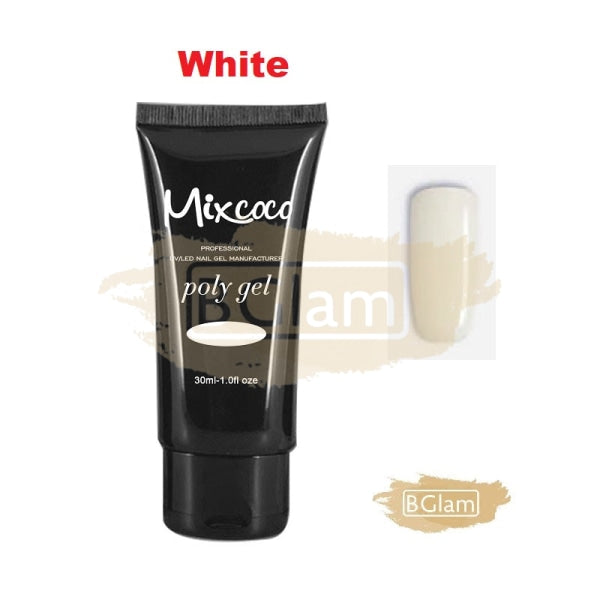 Mixcoco Polygel 30Ml White (30Ml)