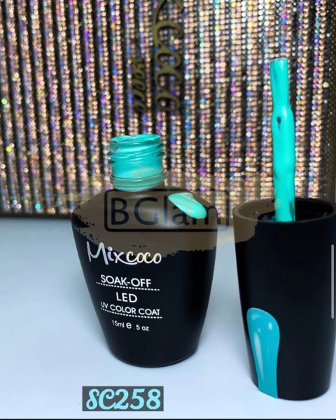 Mixcoco Soak-Off Gel Polish 15Ml - Green Collection 041 (258) Nail