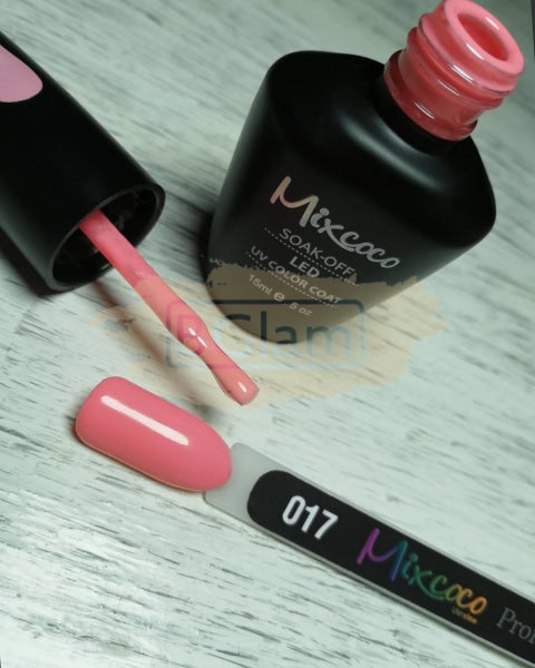 Mixcoco Soak-Off Gel Polish 7.5Ml - Pink 076 (Smc 017) Nail