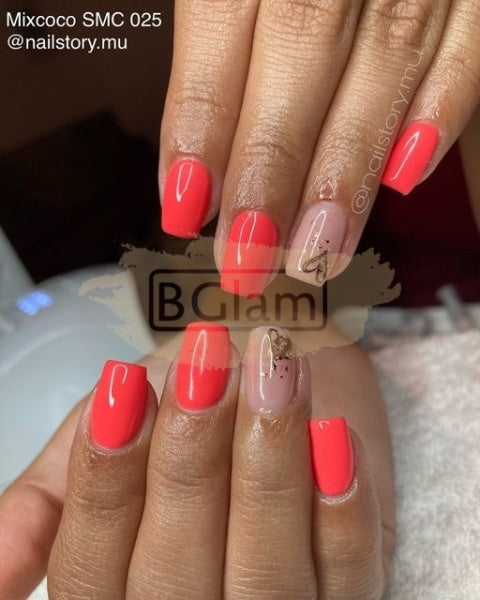 Mixcoco Soak-Off Gel Polish 7.5Ml - Red 013 (Smc 025) Nail