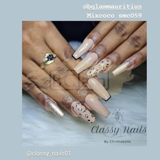 Mixcoco Soak-Off Gel Polish 15Ml - Brown 129 (Smc 059) Nail