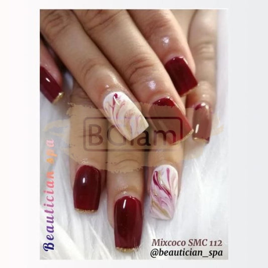 Mixcoco Soak-Off Gel Polish 7.5Ml - Red 006 (Smc 112) Nail