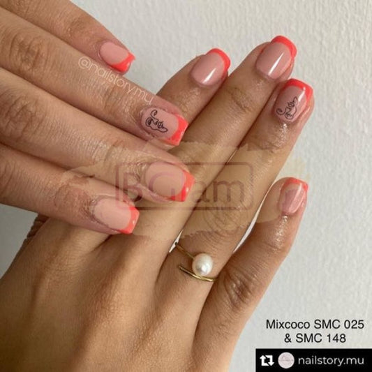 Mixcoco Soak-Off Gel Polish 15Ml - Pink 072 (Smc 148) Nail