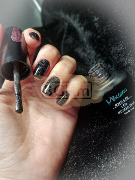 Mixcoco Soak-Off Gel Polish 15Ml - Shine Glitter Collection 297 (Smc 160) Nail