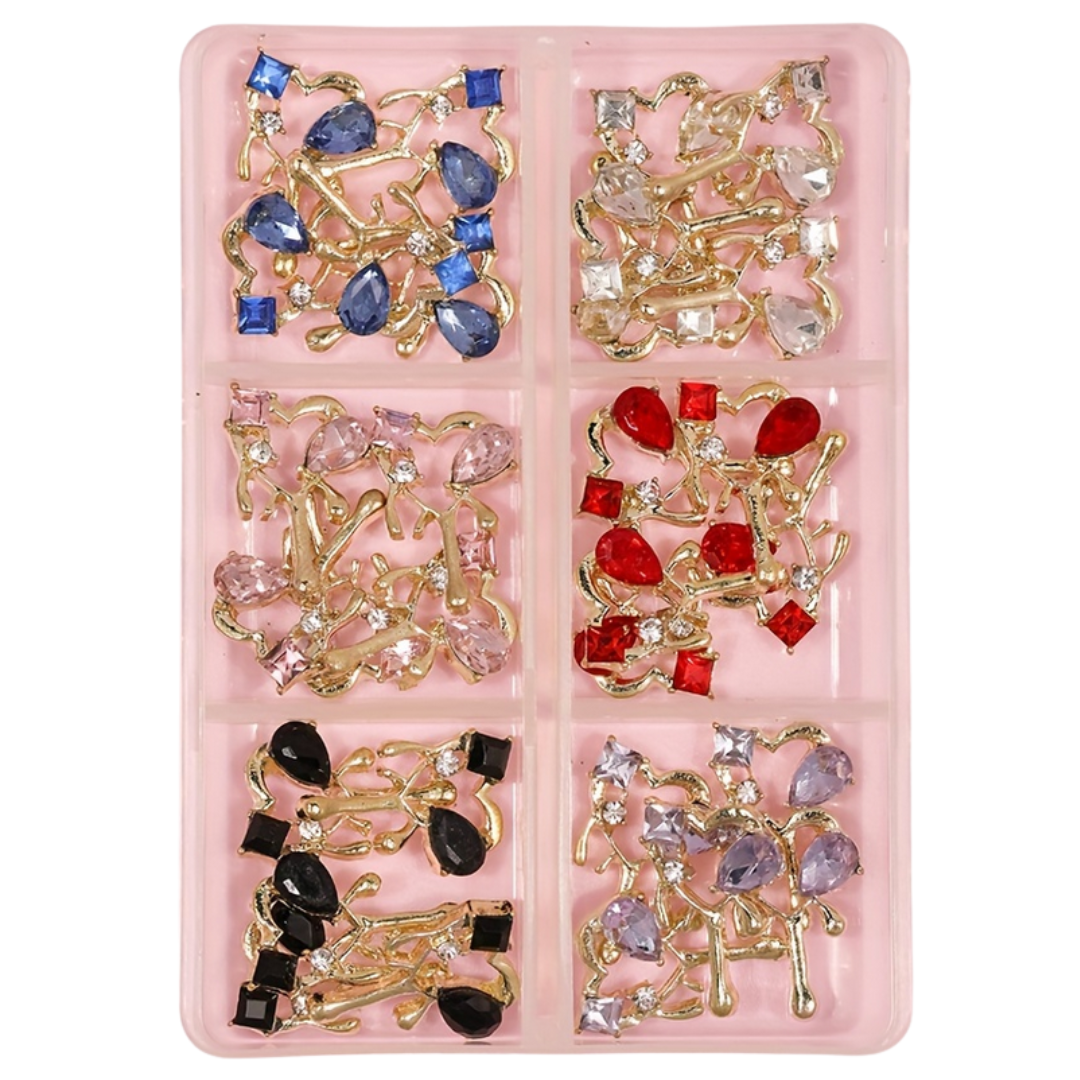 3D Nail Art Jewelry | Heart Set | 01