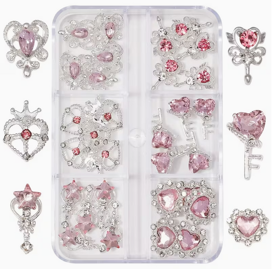 3D Nail Art Jewelry | Heart Set | 05