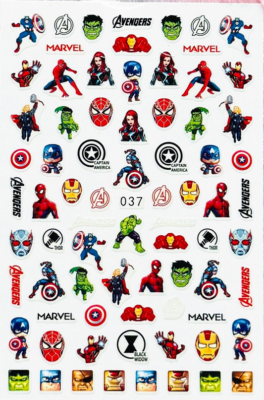 Nail Art Sticker | Marvel | 037