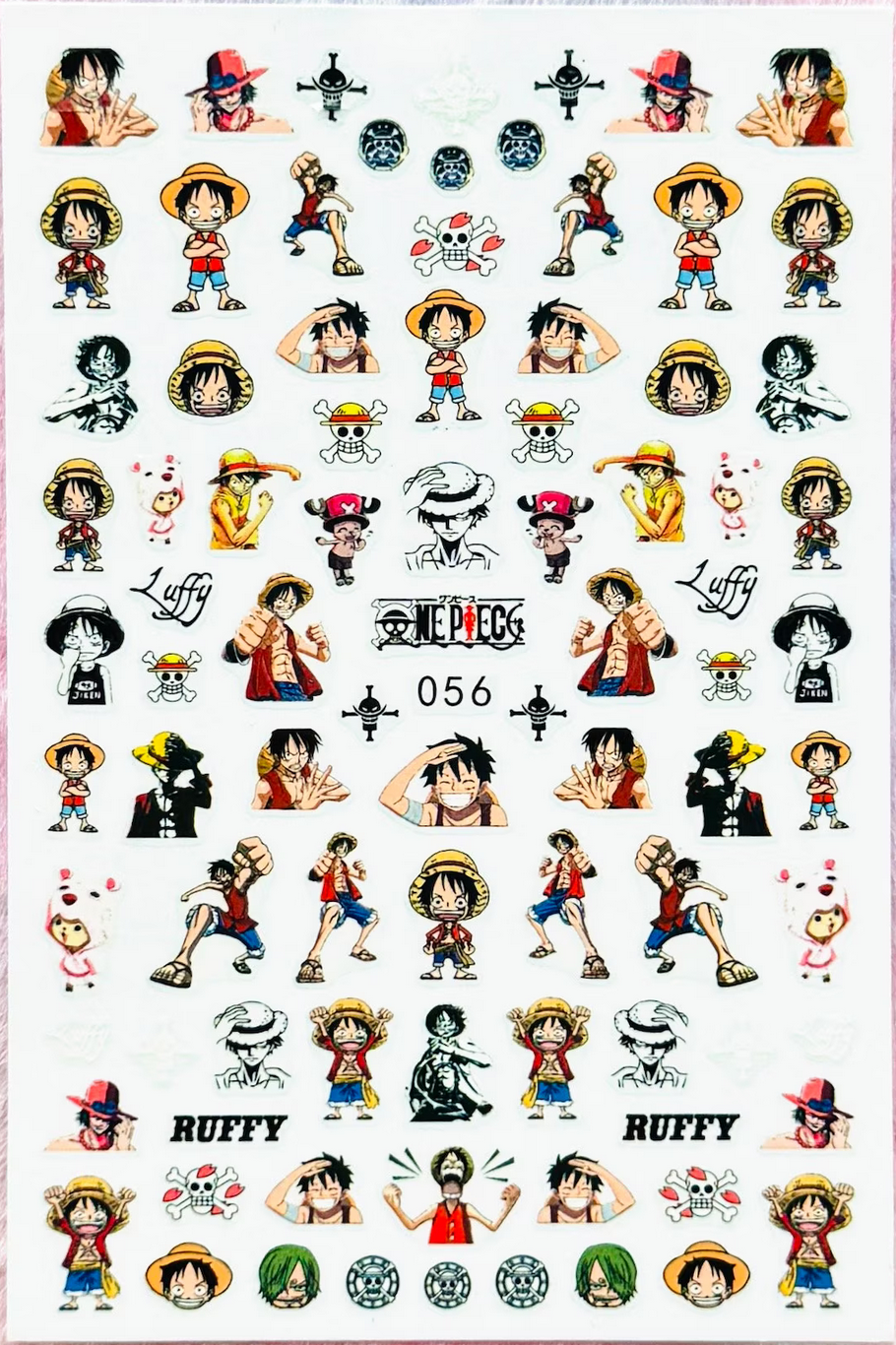 Nail Art Sticker | Manga One Piece | 056