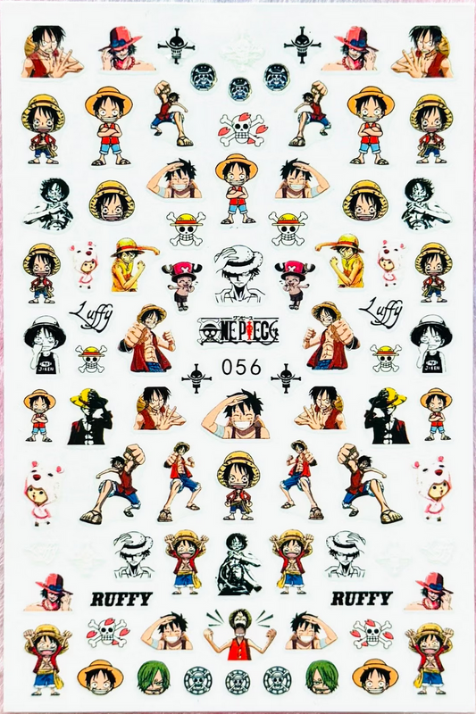 Nail Art Sticker | Manga One Piece | 056