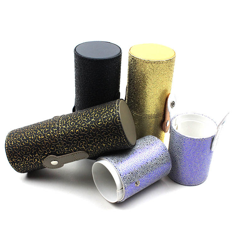 Round Makeup Brush Holder - Elegant & Practical