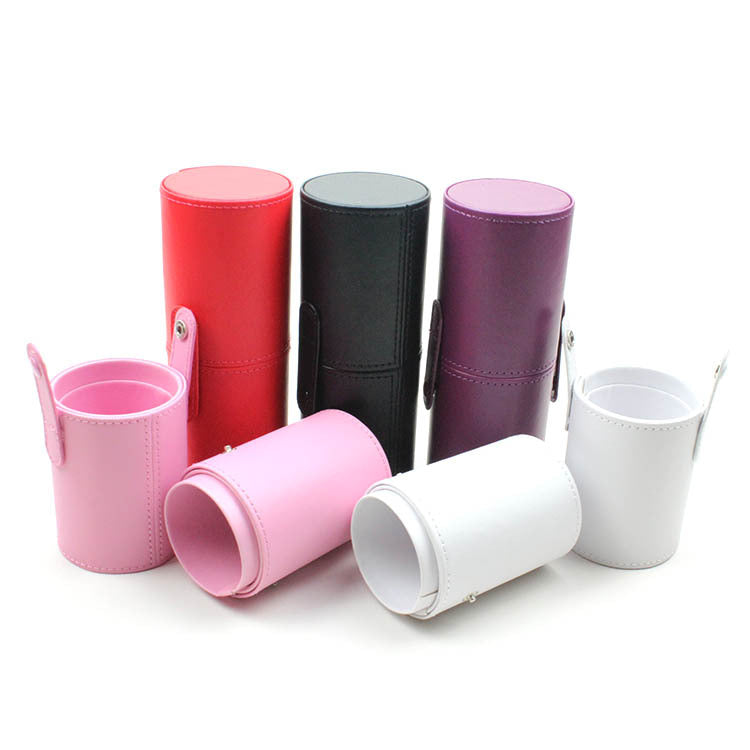 Round Makeup Brush Holder - Elegant & Practical