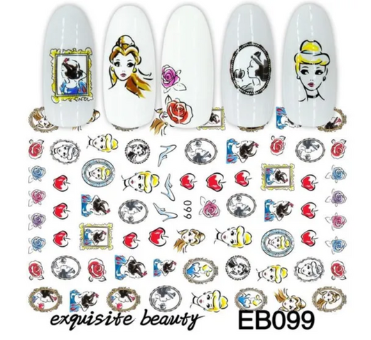 Nail Art Sticker | Disney Princess | 099