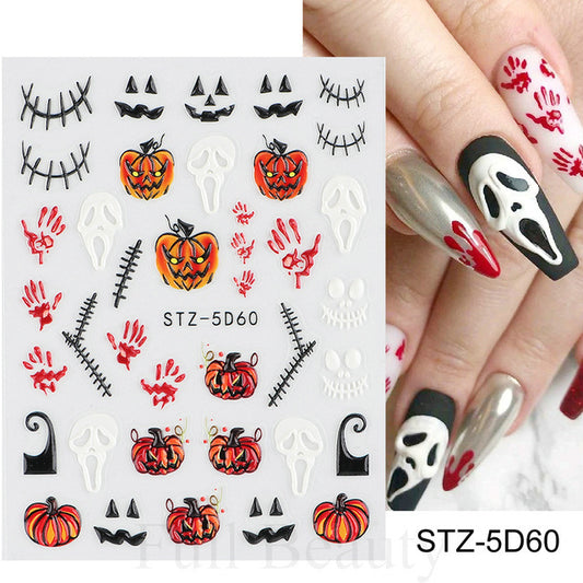 Nail Art Sticker | Halloween | STZ-5D60