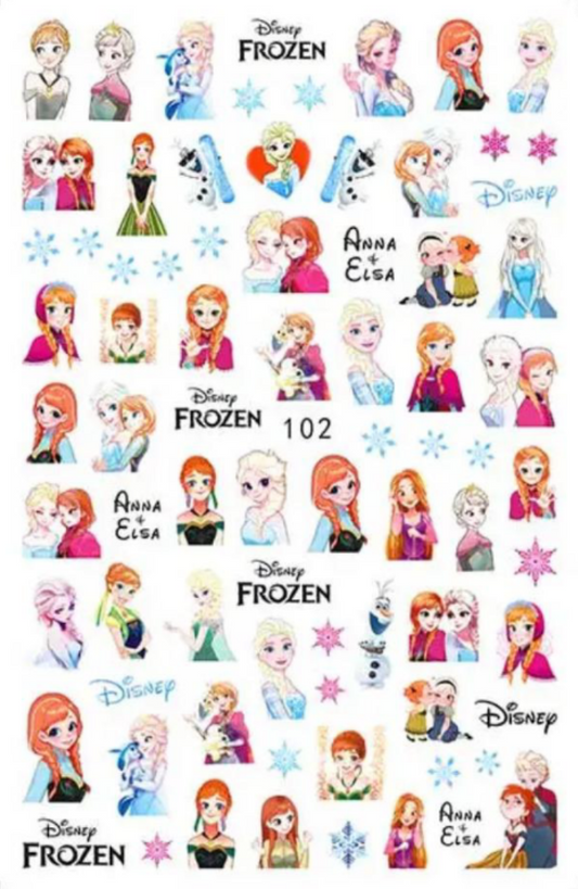 Nail Art Sticker | Disney Frozen | 102