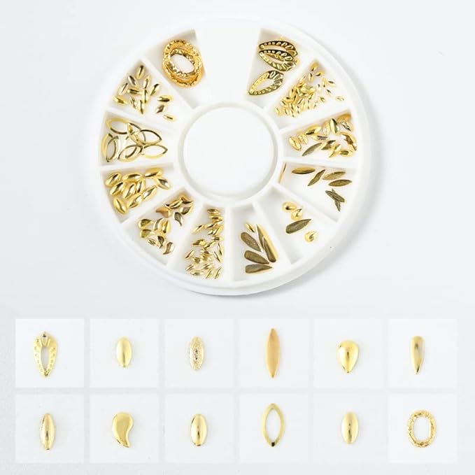 Gold Nail Art Decorations