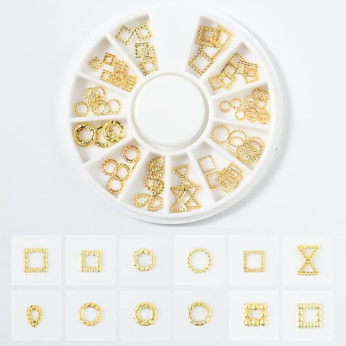 Gold Nail Art Decorations