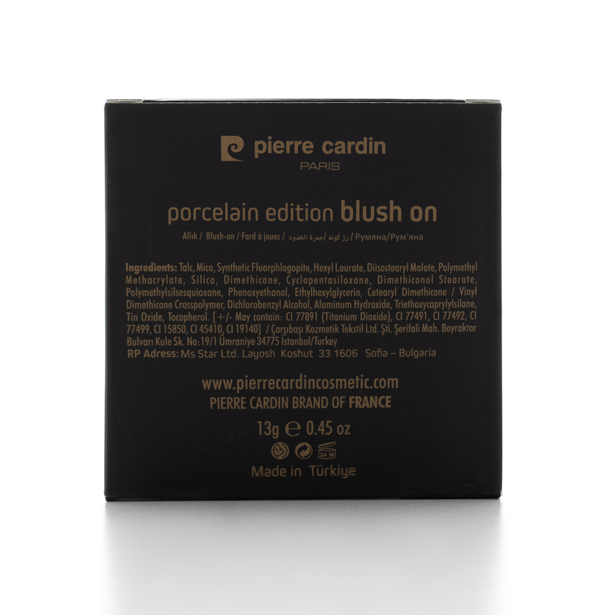 Pierre Cardin Porcelain Edition Blush On Peachy Nude 660 - 13 g