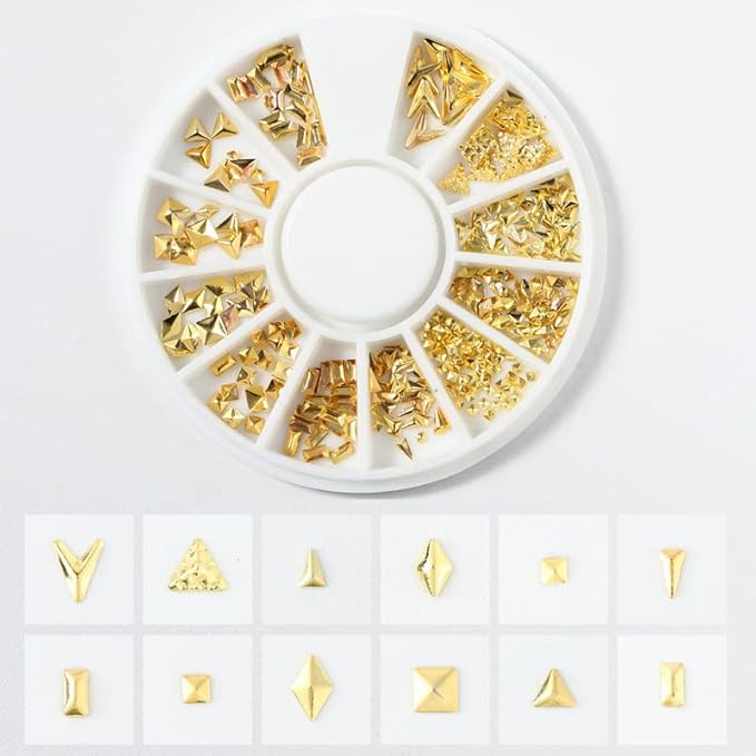 Gold Nail Art Decorations